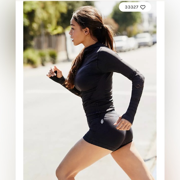 Free People Good Karma Running Shorts 🖤 - Picture 3 of 4